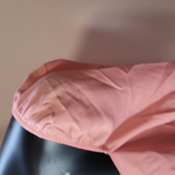 Superdown Blush Khloe Ruffle Puff Sleeve Mini tie Dress whimsical Feminine xs - Picture 15 of 16